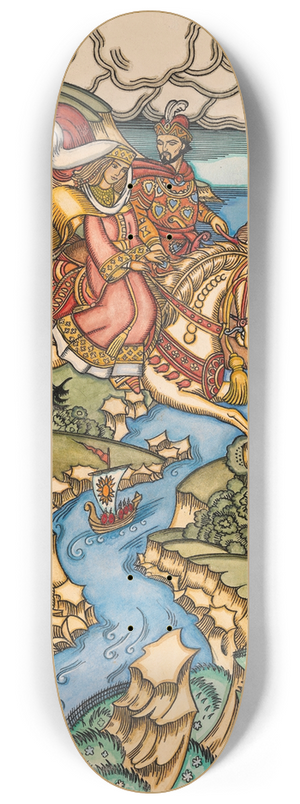 Ivan Bilibin - It doesnt look like Maria Morevna 8.25 inch art skate deck