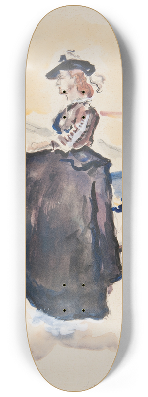 Ivan Ivanec - Amazonka na koniu w stroju historycznym 8.25 inch art skate deck