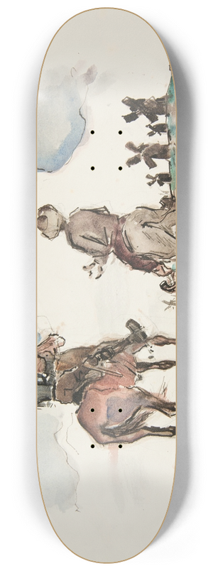 Ivan Ivanec - Don Kichot i Sancho Pansa 8.25 inch art skate deck