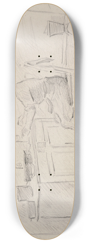 Ivan Ivanec - Kobieta w kuchni 8.25 inch art skate deck