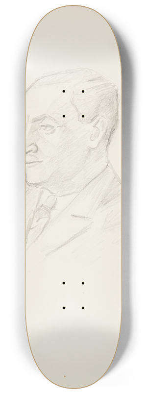 Ivan Ivanec - Studium portretowe mczyzny 8.25 inch art skate deck