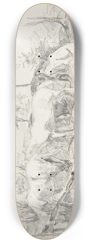 Ivan Ivanec - Szkic trzech pascych si koni 8.25 inch art skate deck