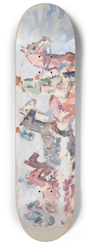 Ivan Ivanec - Wojskowi na koniach przeprawiajcy si przez rzek 8.25 inch art skate deck