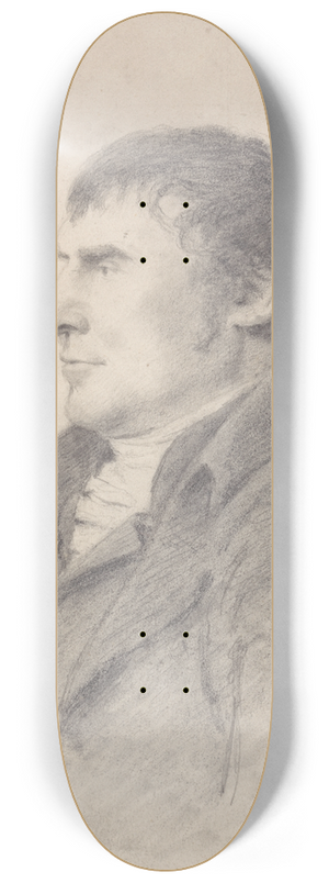 George Dance - Portrait of a Man 8.25 inch art skate deck