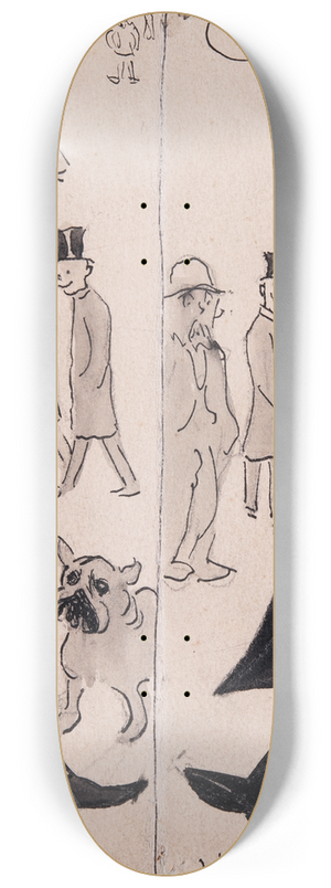 Ivar Arosenius - Damn Lice! 8.25 inch art skate deck