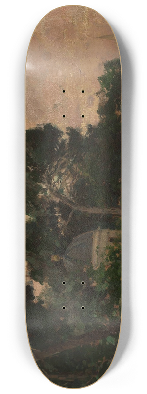 Jacek Malczewski - Landscape 8.25 inch art skate deck