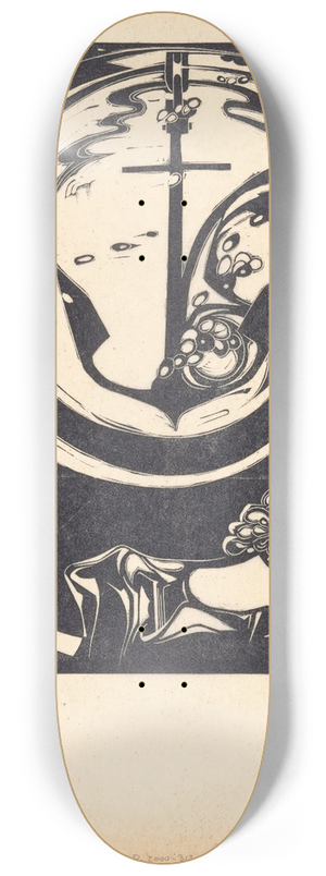 Jac Jongert - Het anker 8.25 inch art skate deck
