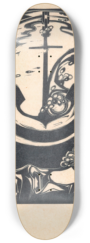 Jac Jongert - Het anker 8.25 inch art skate deck