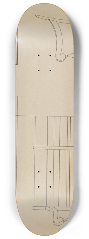 Jack Bochner - Settee 8.25 inch art skate deck