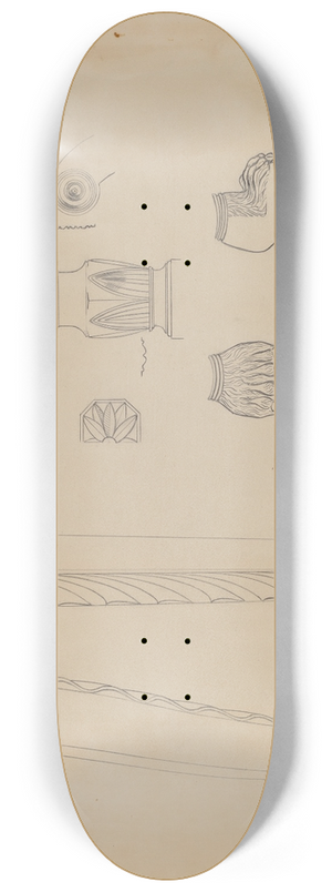 Jack Carr - Window Seat 8.25 inch art skate deck