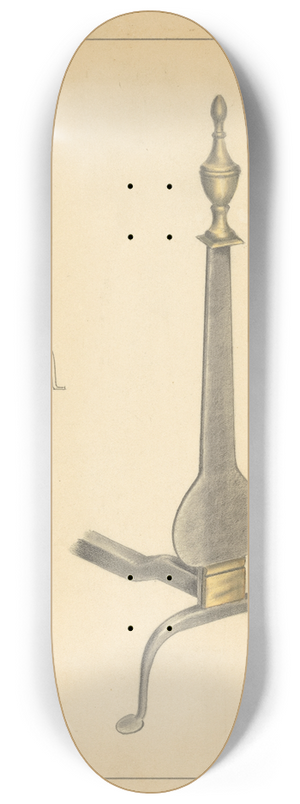 Jack Staloff - Andiron (one of pair) 8.25 inch art skate deck