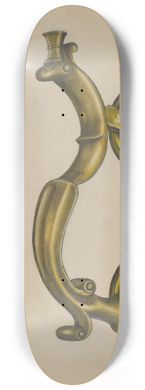 Jack Staloff - Door Knocker 8.25 inch art skate deck