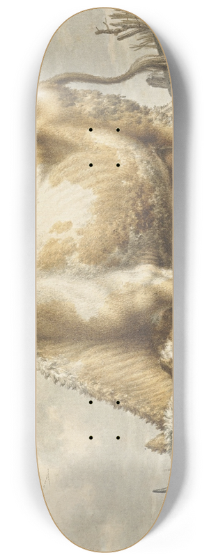 Jacob Cats - Grazing Cow 8.25 inch art skate deck