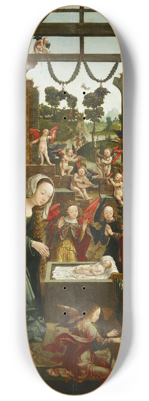 Jacob Cornelisz. van Oostsanen - Nativity 8.25 inch art skate deck