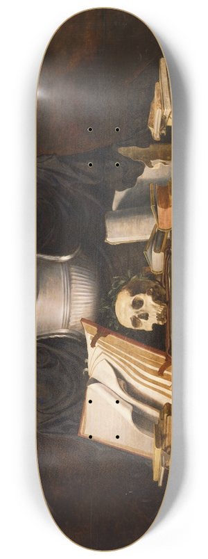 Jacob de Gheyn II - Vanitas StillLife 8.25 inch art skate deck