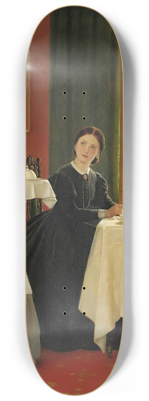 George Dunlop Leslie - Afternoon Tea 8.25 inch art skate deck