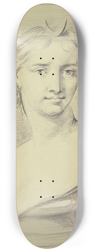 Jacob de Wit - Bust of Diana 8.25 inch art skate deck