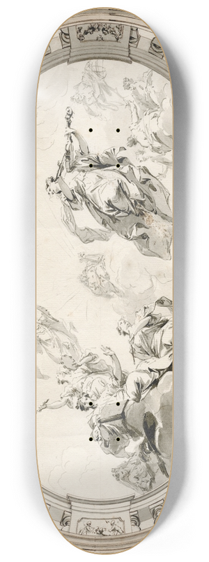 Jacob de Wit - Design for a ceiling decoration 8.25 inch art skate deck