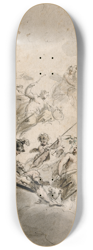 Jacob de Wit - Goden op de wolken gezeten 8.25 inch art skate deck