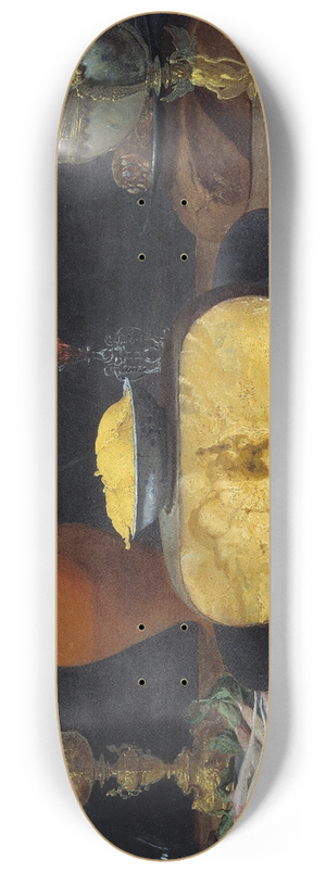 Jacob Foppens van Es - Breakfast Piece with Cheese and Goblet 8.25 inch art skate deck
