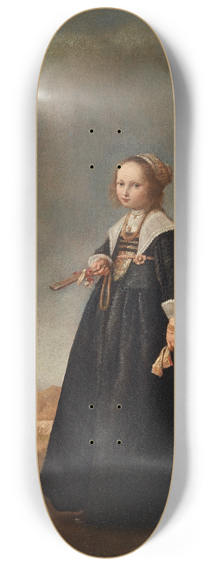 Jacob Gerritsz Cuyp - The Morning Stroll 8.25 inch art skate deck