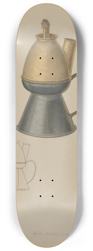 Jacob Gielens - Petticoat Lamp 8.25 inch art skate deck