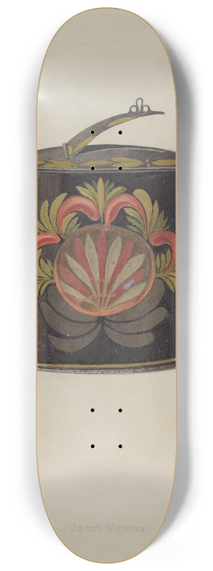 Jacob Gielens - Toleware Tin Coffee Pot 8.25 inch art skate deck