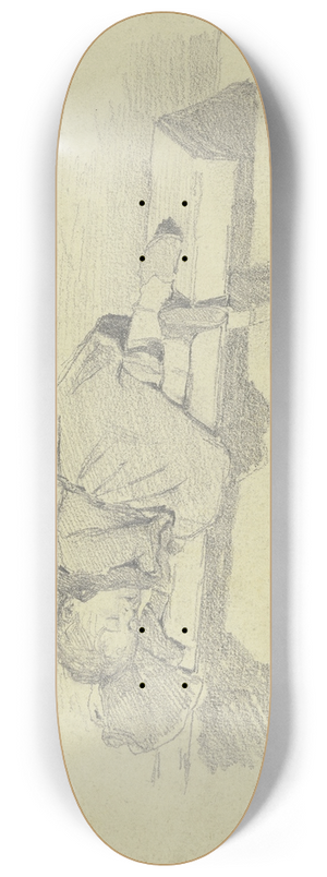 Jacob Happ - Sleeping child 8.25 inch art skate deck