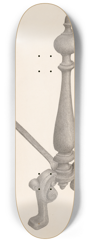 Jacob Lipkin - Andiron (one of pair) 8.25 inch art skate deck