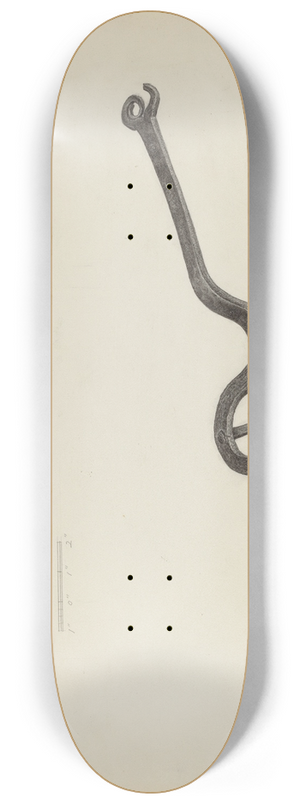 Jacob Lipkin - Flat Iron Holder 8.25 inch art skate deck