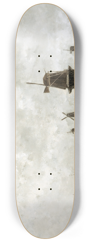 Jacob Maris - The Five Windmills 8.25 inch art skate deck