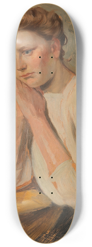 Jacob Nbbe - Bildnis Tochter Elsa 8.25 inch art skate deck