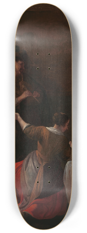 Jacob Ochtervelt - The players 8.25 inch art skate deck