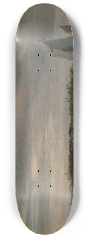 Jacob Salomonsz. van Ruysdael - View ofAlkmaar 8.25 inch art skate deck