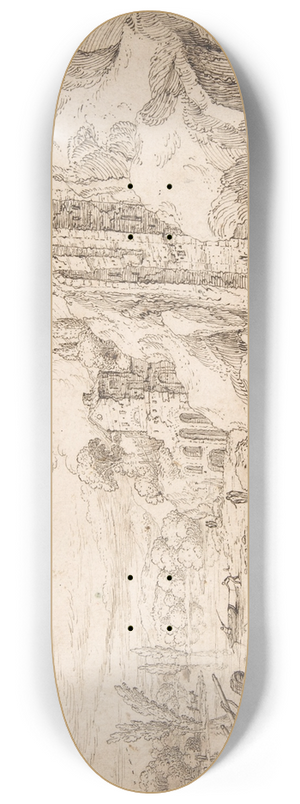 Jacob Symonsz. Pynas - Landscape with the Calling of St. Peter 8.25 inch art skate deck