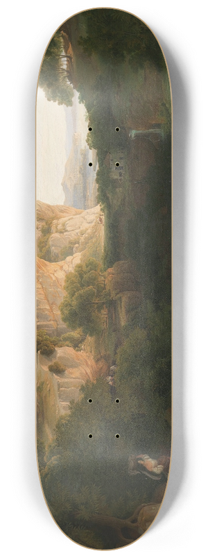 Alexander Herrmann - Blick auf Olevano 8.25 inch art skate deck