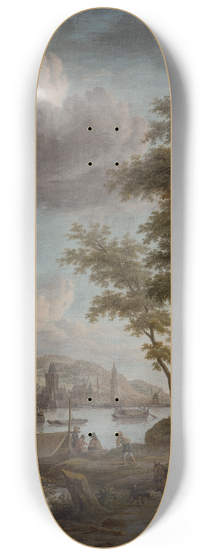 Jacobus Storck - River Town 8.25 inch art skate deck