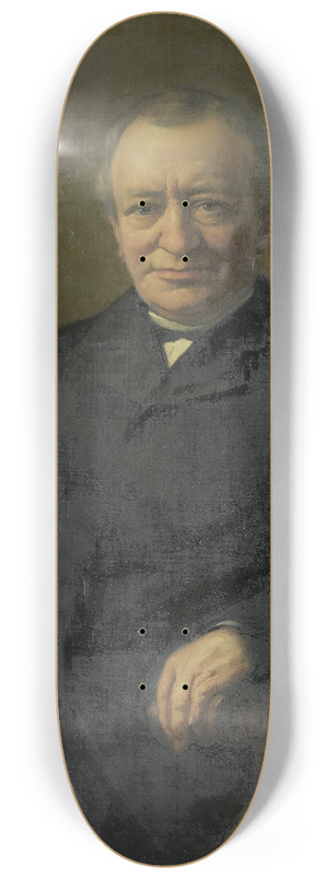 Jacobus van Looy - Anthonie Gerardus van der Hout (1820-92) 8.25 inch art skate deck