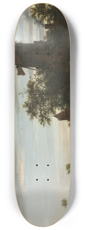 Jacob van Ruisdael - Landscape with a Windmill 8.25 inch art skate deck