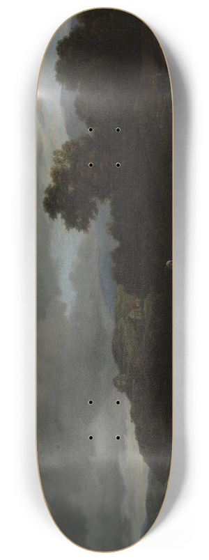 Jacob van Ruisdael - Landscape with Cascade 8.25 inch art skate deck