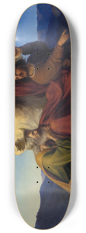 Alexander Heubel - Moses, Aaron and Hur 8.25 inch art skate deck