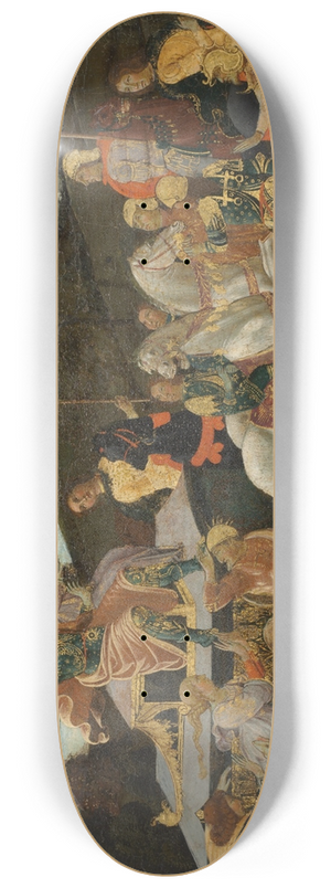 Jacopo del Sellaio - Tarquinius Priscus Entering Rome 8.25 inch art skate deck