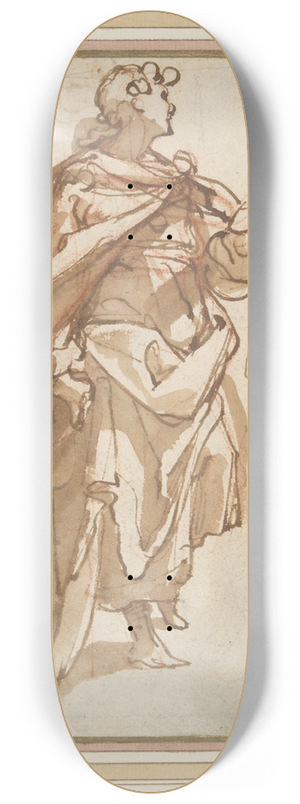 Jacopo Zucchi - Standing youngman 8.25 inch art skate deck