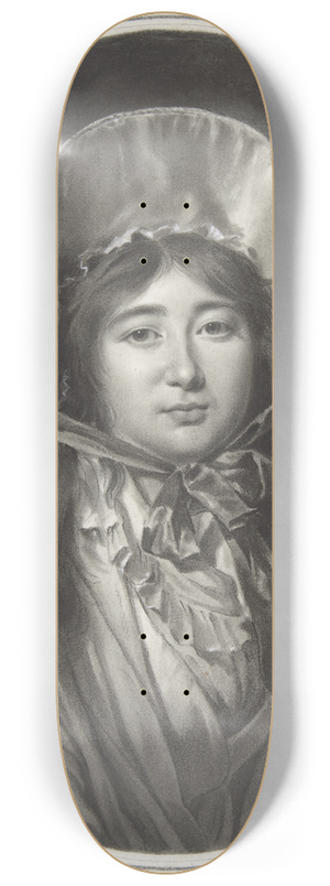 Jacques Antoine Marie Lemoine - Madame Claire Philippe de La Pierre (ne da Cunha) 8.25 inch art skate deck