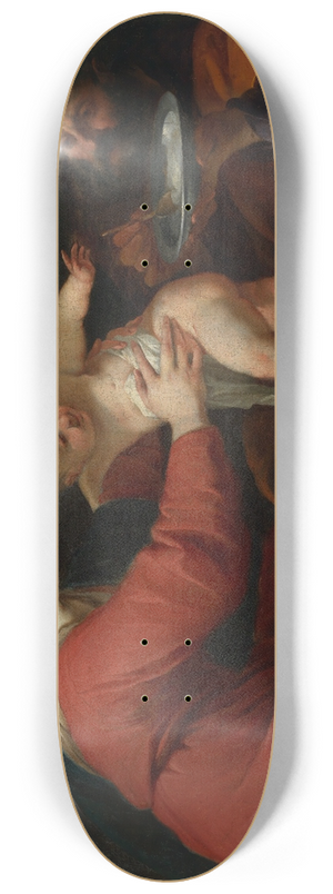 Jacques Blanchard - Heilige Familie 8.25 inch art skate deck