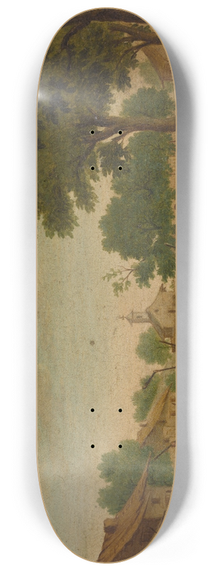 Jacques Callot - Village Fight 8.25 inch art skate deck