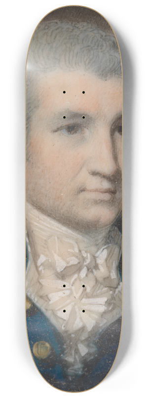 George Engleheart - Portrait of a Gentleman 8.25 inch art skate deck