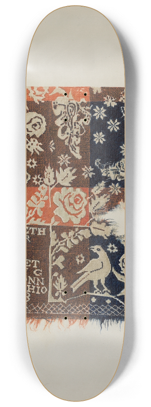 George E. Rhone - Eagle Coverlet 8.25 inch art skate deck