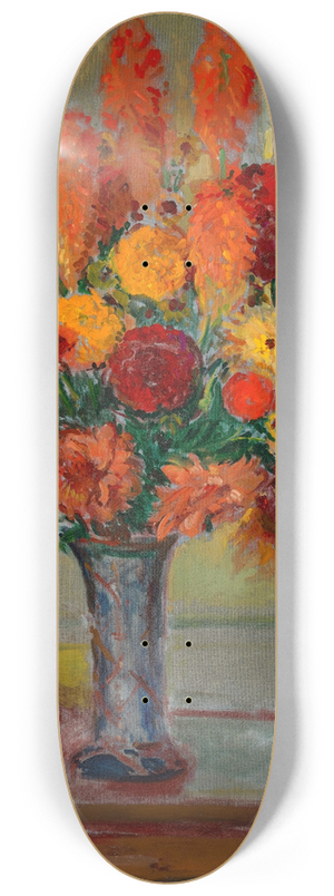 Jacques-mile Blanche - Fleurs dans un intrior 8.25 inch art skate deck