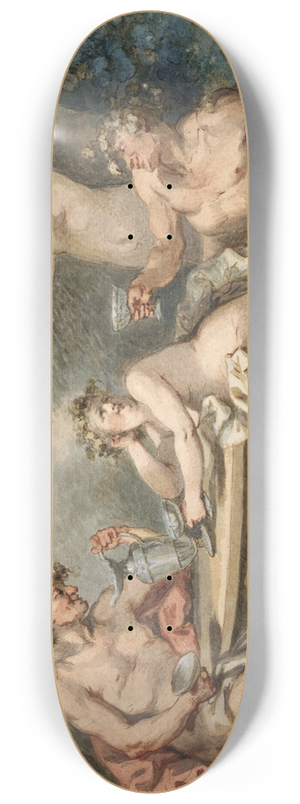 Jacques-Philippe Caresme - Nymphes et faune 8.25 inch art skate deck